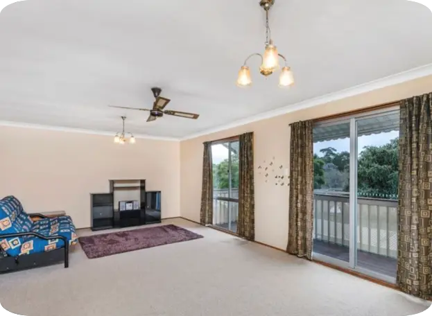 Baulkham Hills — original bedroom and stairwell before refresh